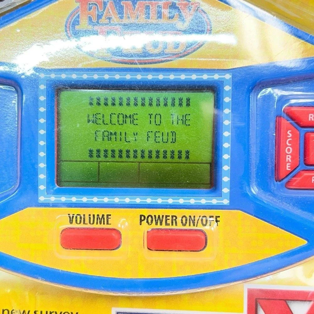 Family Feud Handheld Electronic Game #09528 Basic Fun 2016 